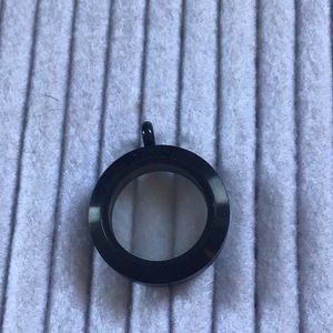 Medium Matte Black Locket